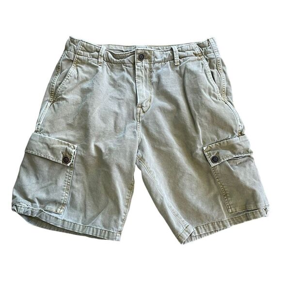 Lucky Brand 9" Classic Cargo Shorts Otter Tan 33 - Picture 2 of 13